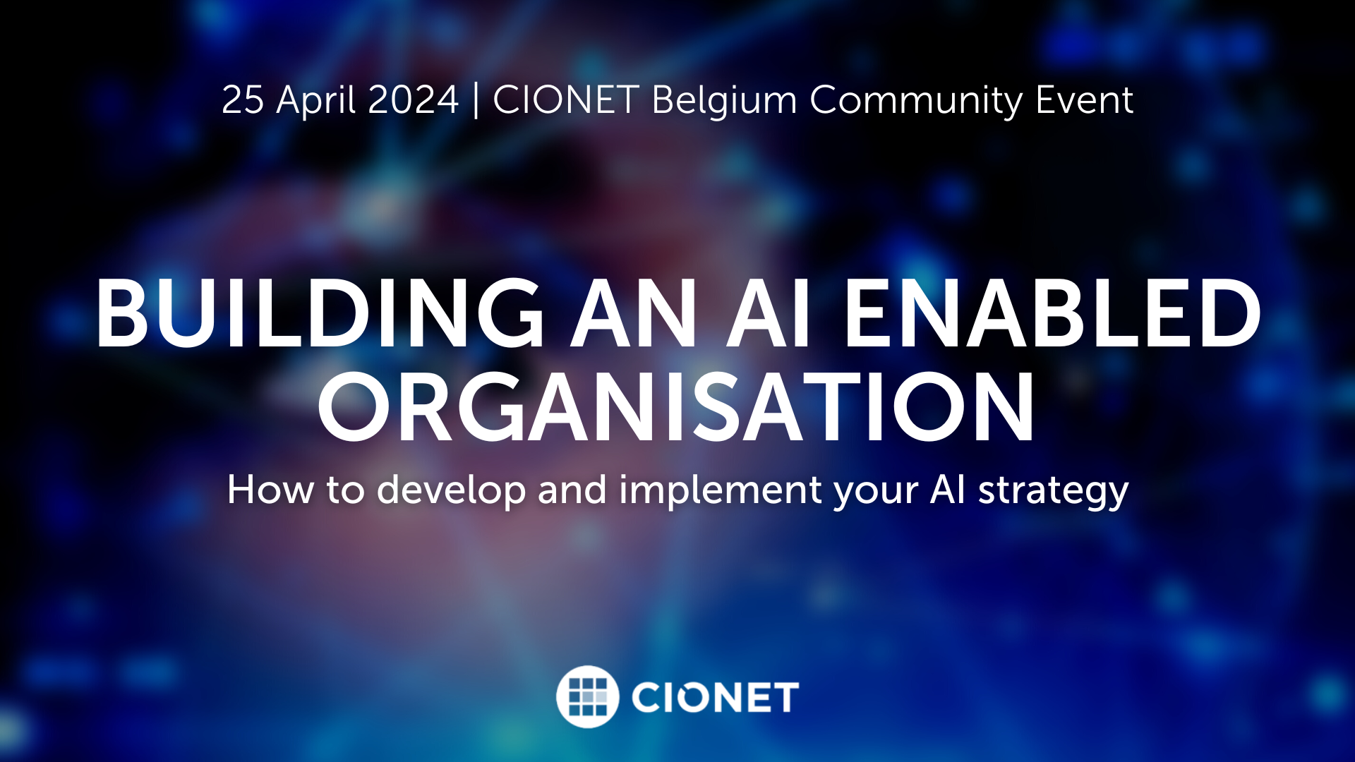 BE20240425 - CIONET BE AI EVENT